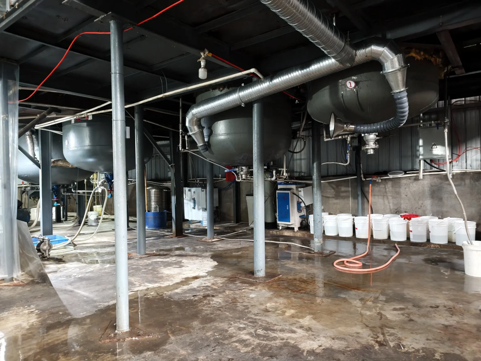 XYDELI adhesive processing area